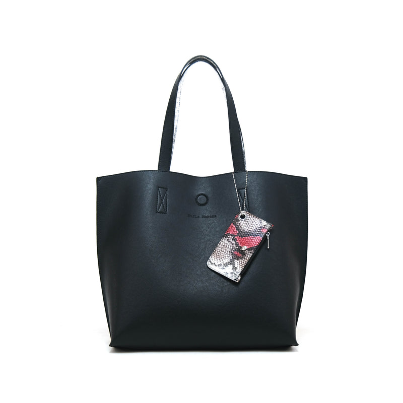 Bolsa tote NURIA MORERA doble vista Rupit color negro