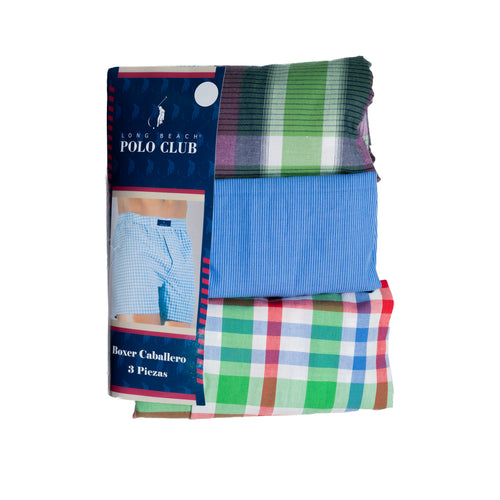 3Pack boxer corto POLO CLUB para hombre
