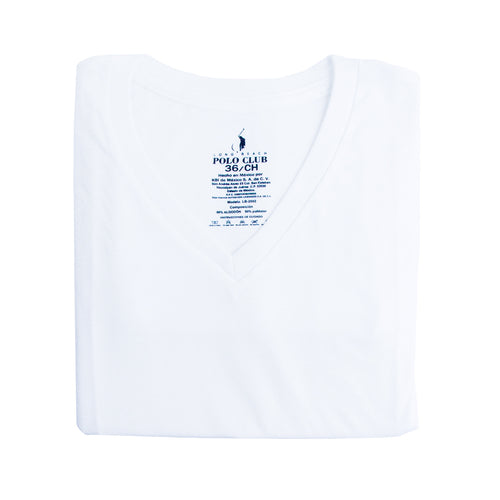 Playera cuello redondo POLO CLUB lisa para hombre