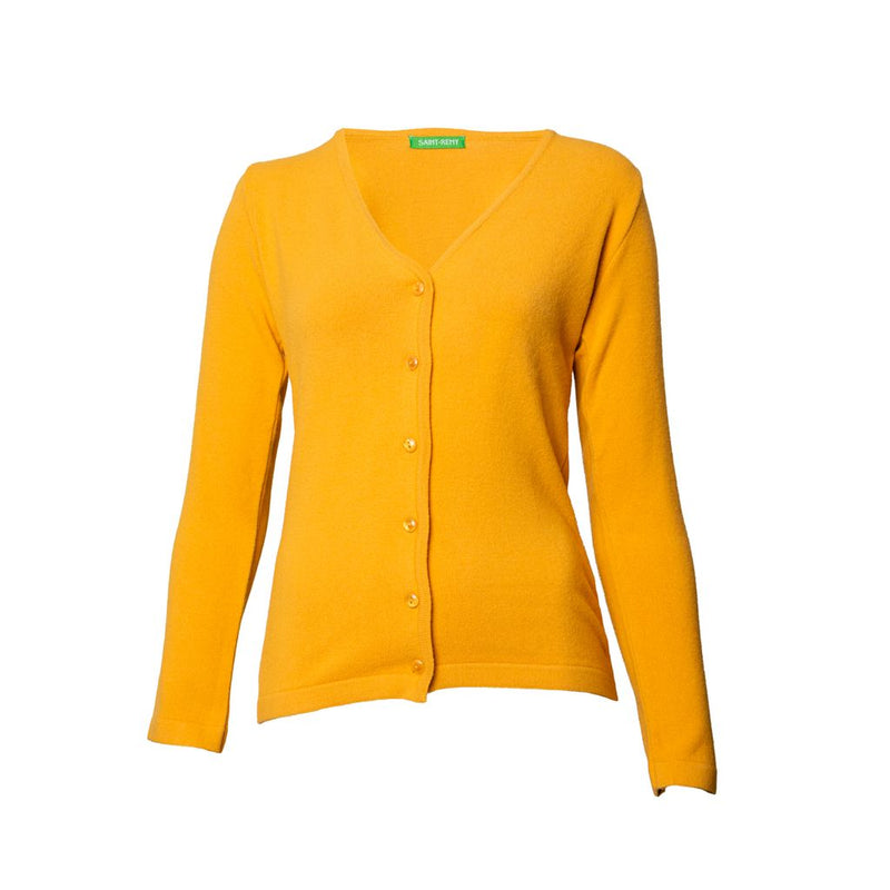 Sueter formal STREMY cuello en "V" y botones frontales para mujer