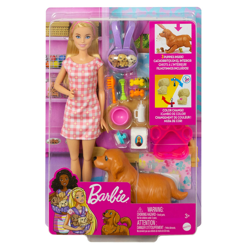 BARBIE CACHORROS RECIÉN NACIDOS HCK75