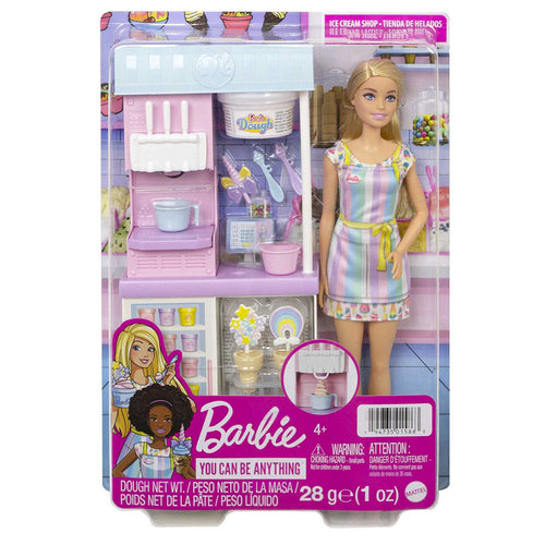 Barbie set heladería con muñeca HCN46