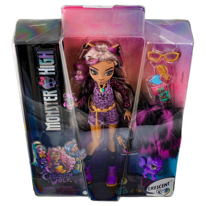 MONSTER HIGH MUÑECA CLAWDEEN ACCESORIOS HHK52