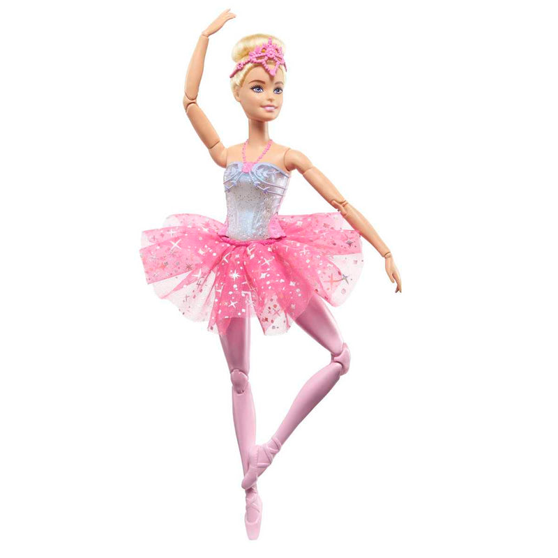 Barbie bailarina luces tutu rosa HLC25
