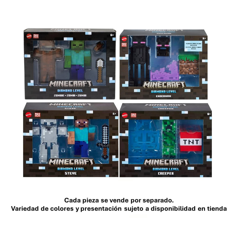 MINECRAFT DIAMOND COLECCIONABLE DE 5.5" HLN39