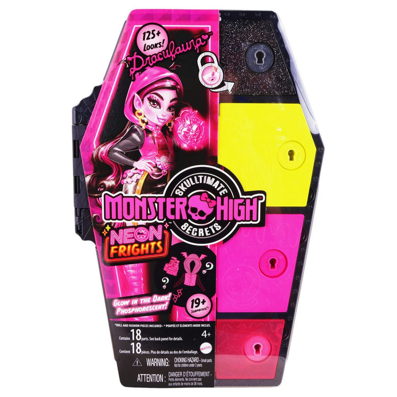 MONSTER HIGH SECRETS NEÓN SKULLTIMATES HNF78