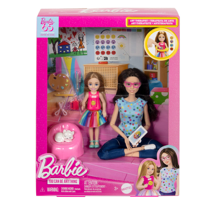 BARBIE PROFESIONES TERAPIA DE ARTE HRG48