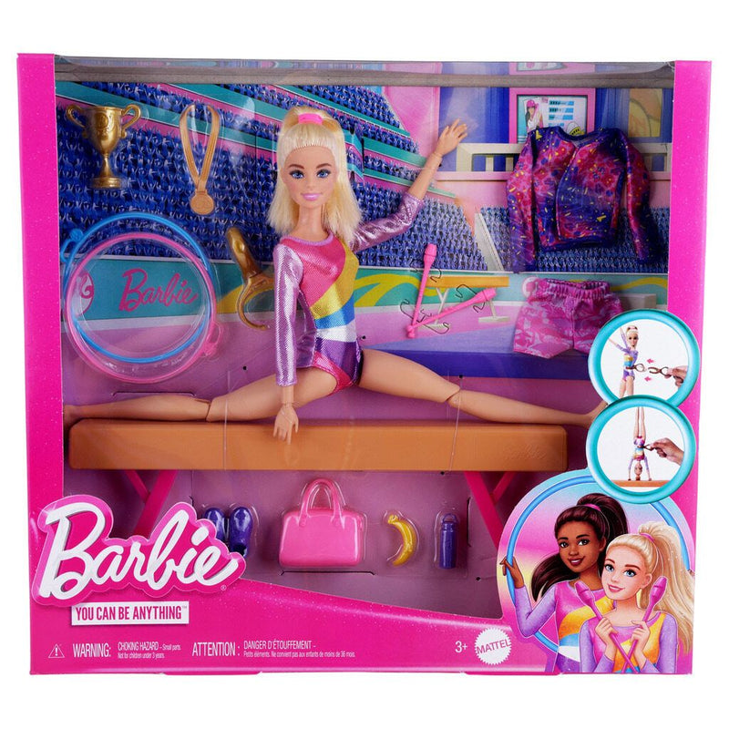 BARBIE PROFESIONES GIMNASTA CABELL RUBIO HRG52