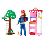 BARBIE SET DE JUEGO BOMBERA AL RESCATE HRG55