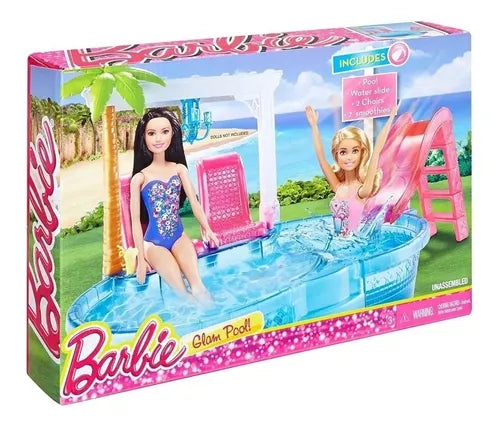 Barbie alberca glam con muñeca HRJ74