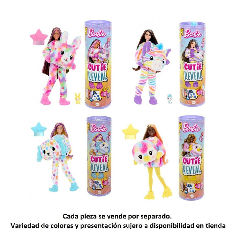 BARBIE MUÑECA COLORES ENSUEÑO SORPRESA HRK37