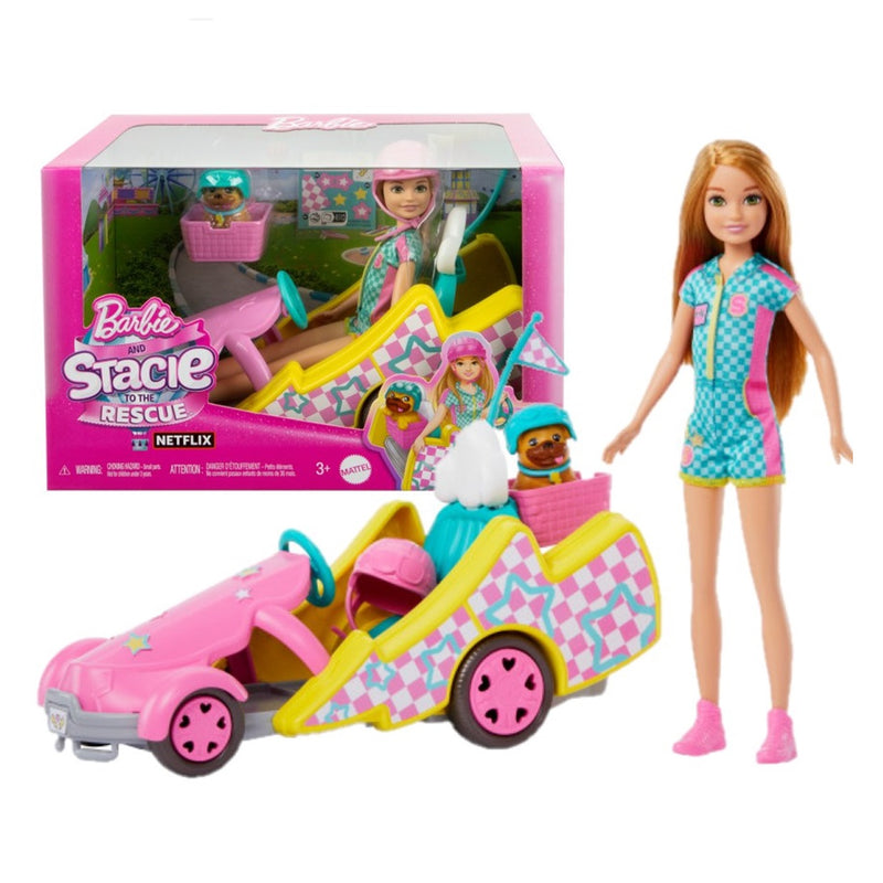 BARBIE STACIE AL RESCATE GO-KART HRM08