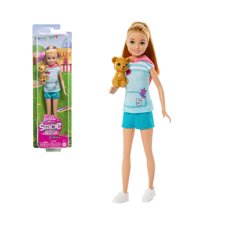 BARBIE STACIE AL RESCATE CON MASCOTA HRM05