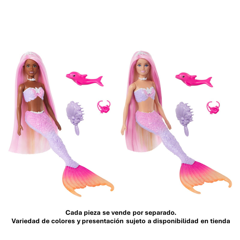 BARBIE FANTASÍA SIRENAS COLORES MÁGICOS HRP96