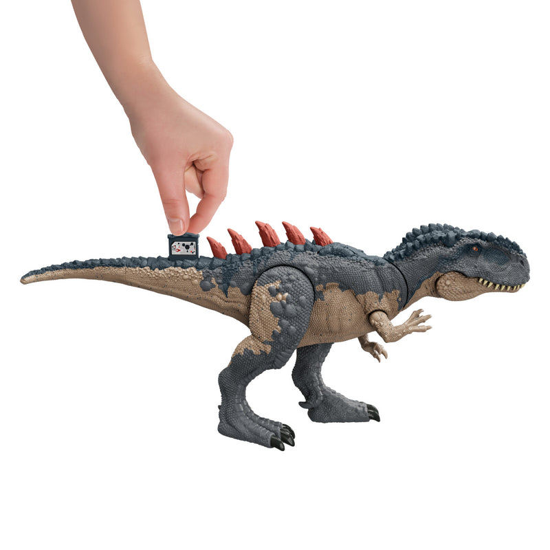 JURASSIC WORLD RASTREADORES MAPUSAURUS HTK81