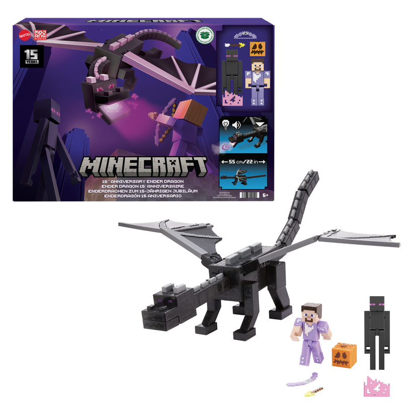 MINECRAFT ENDER DRAGON 15 ANIVERSARIO HTN25