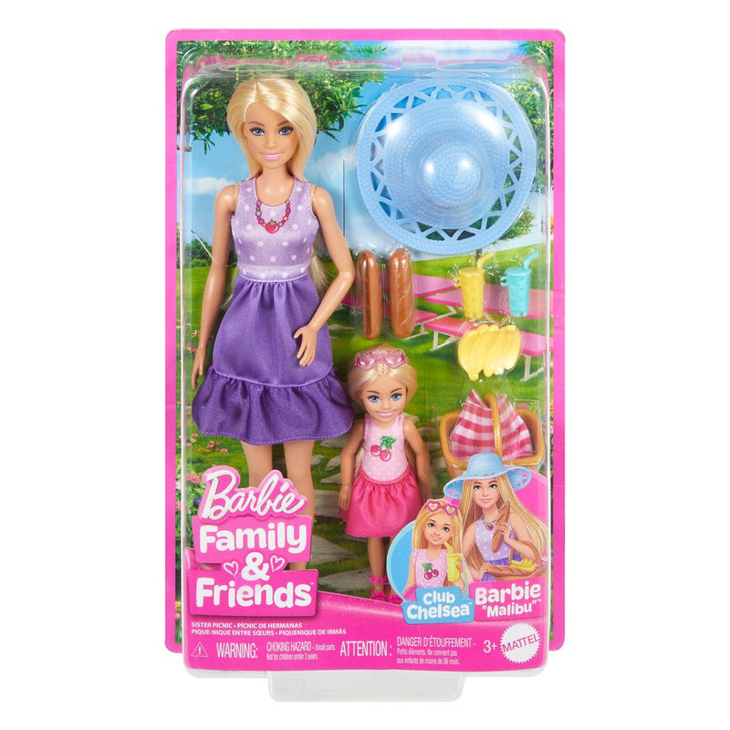 BARBIE MALIBU Y CHELSEA DIA DE PICNIC JBF43
