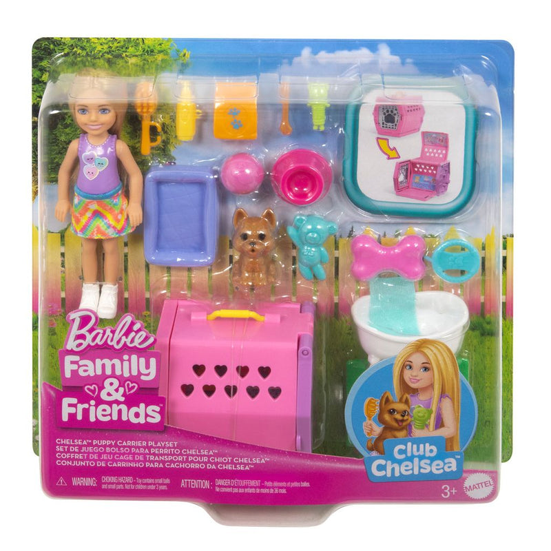BARBIE CHELSEA CUIDADO DE PERRITOS JDF89