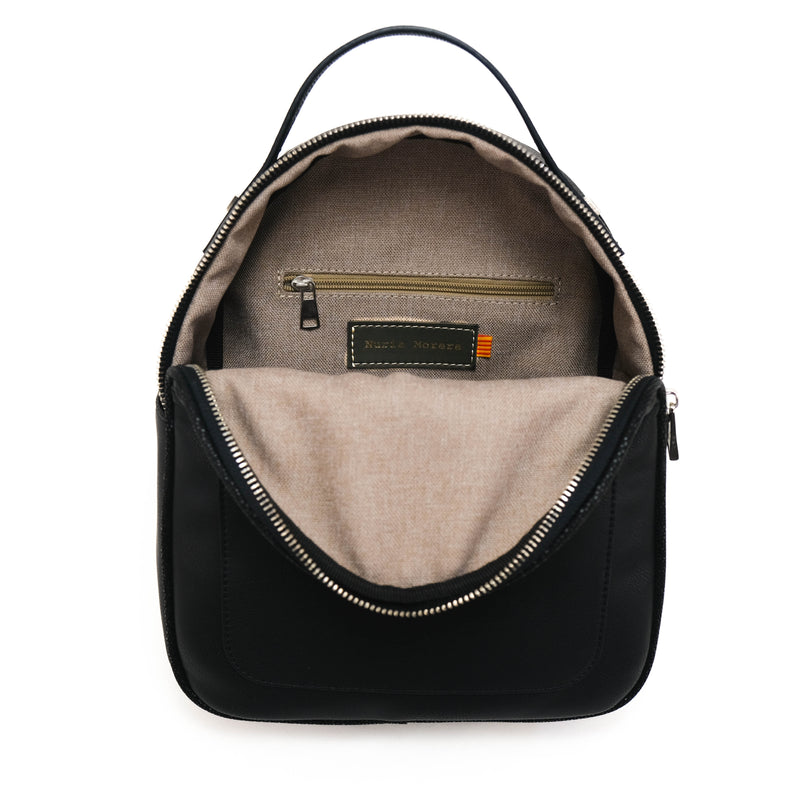 Mochila mini NURIA MORERA Flas color negro