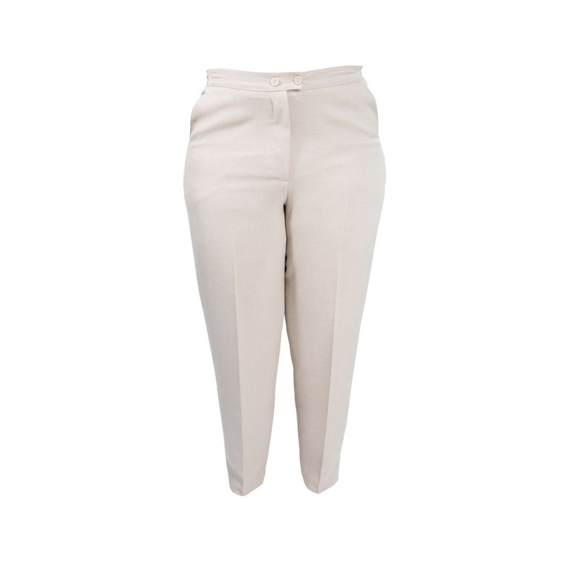 Pantalón formar curvy SAISKA con elástico en la cintura para mujer