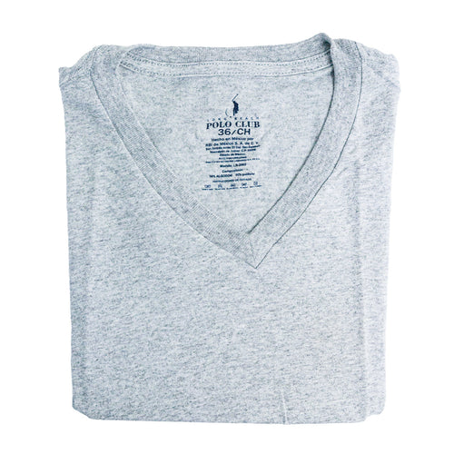 Playera cuello V YORKSHIRE lisa para hombre