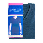 Playera cuello V YORKSHIRE lisa para hombre