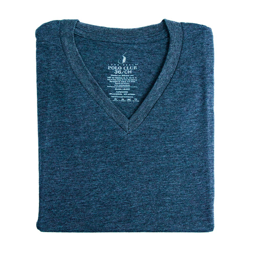 Playera cuello V YORKSHIRE lisa para hombre