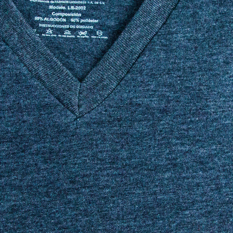Playera cuello V YORKSHIRE lisa para hombre