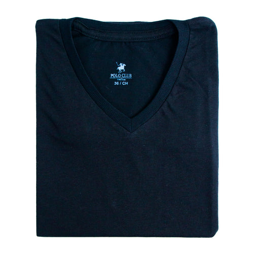 Playera cuello V YORKSHIRE lisa para hombre