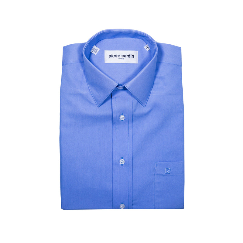 Camisa de vestir azul fuerte Pierre Cardin Mod. 81-11