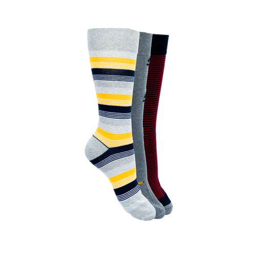 3Pack calcetines GLEYTOR lisos para hombre