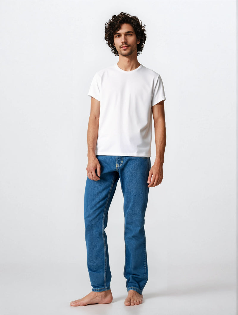 Pantalón de mezclilla YALE corte regular para hombre