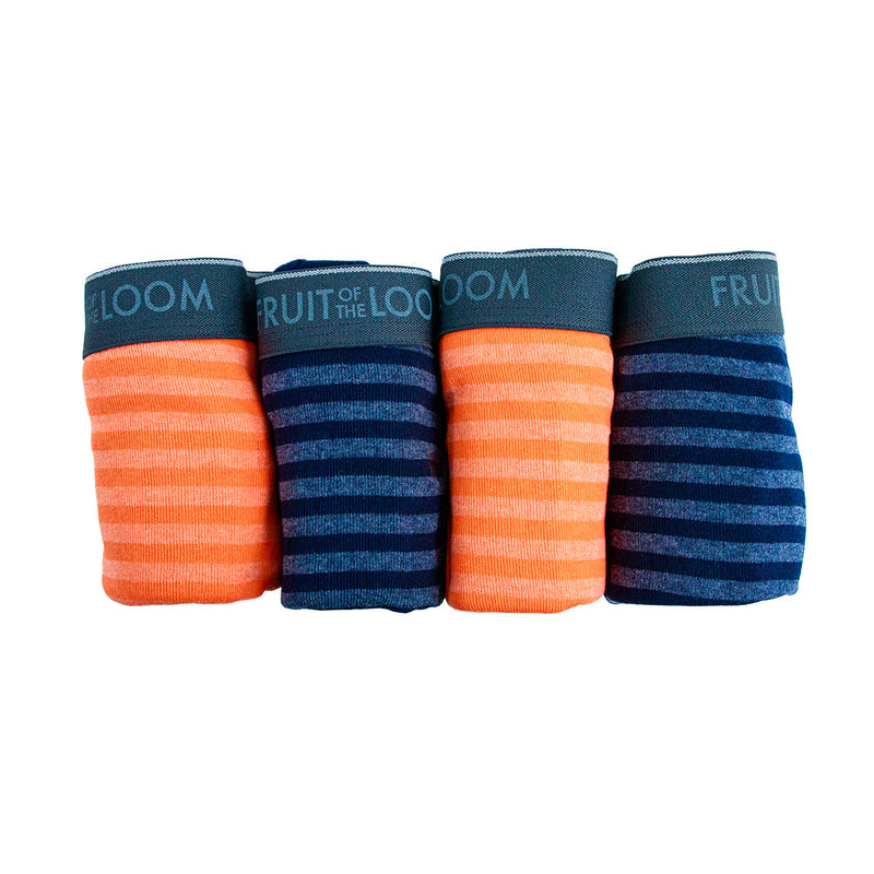 4Pack boxer dieseño de rayas FRUIT OF THE LOOM para hombre