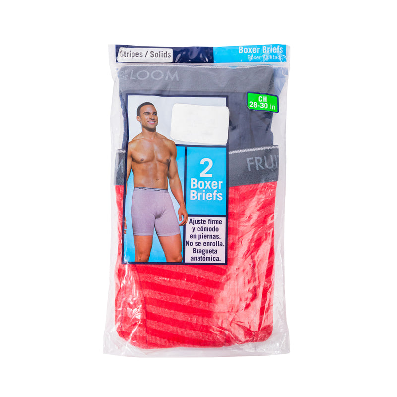 2Pack de boxers FRUIT OF THE LOOM a rayas para hombre