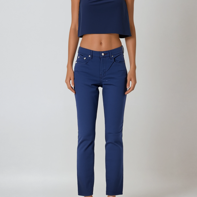 Pantalón de gabardina OGGI ATRACTION straight fit para mujer