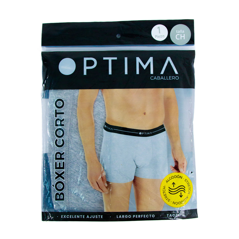 Boxer largo OPTIMA liso para hombre