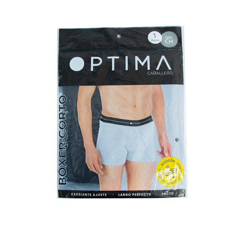 Boxer largo OPTIMA liso para hombre