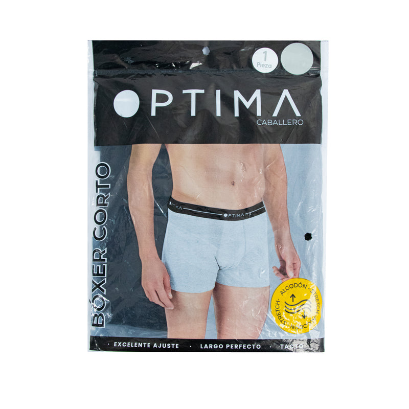 Boxer largo OPTIMA liso para hombre