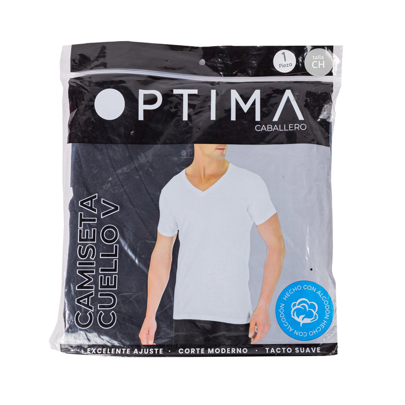 Playera interior cuello V OPTIMA para hombre