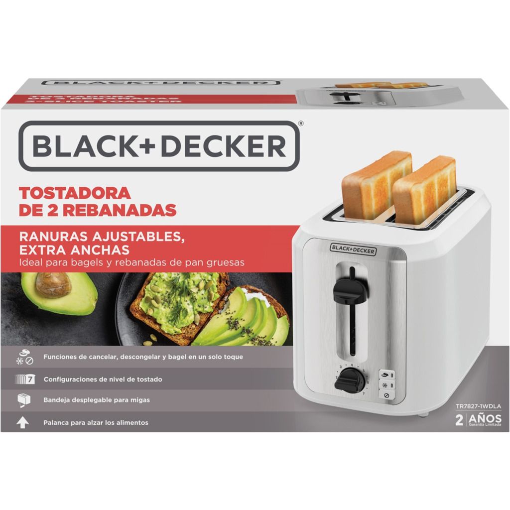 TOSTADOR BLACK+DECKER TR7827-1WDLA – Tienda en Línea Acrópolis