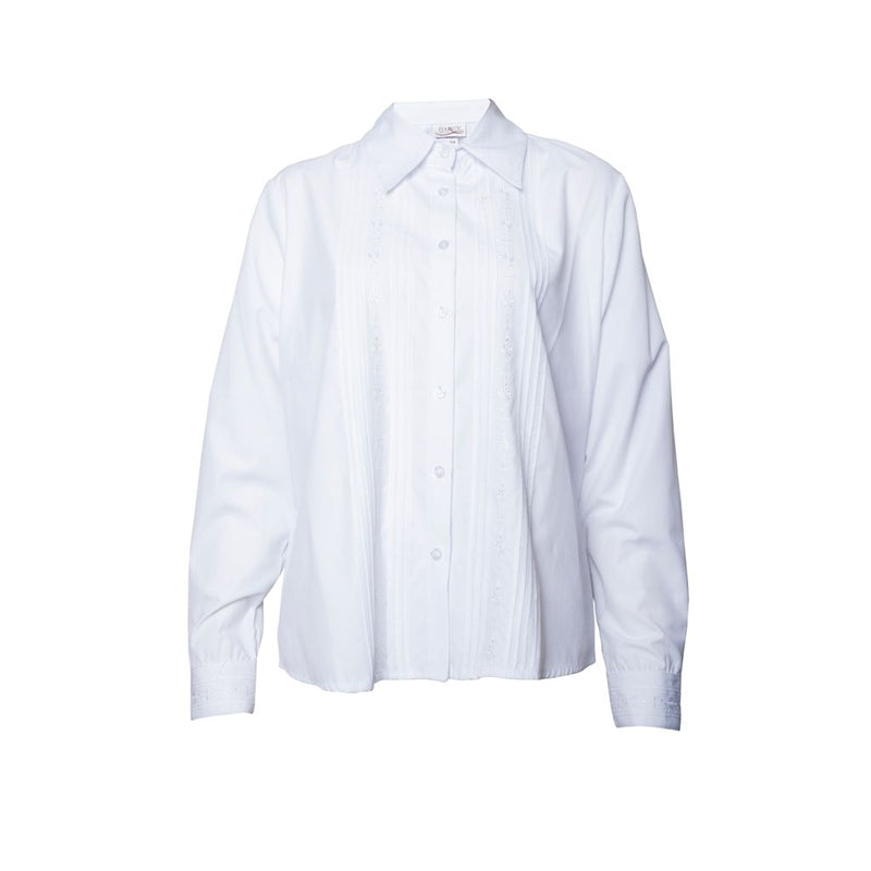 Blusa formal DARCY manga larga para mujer