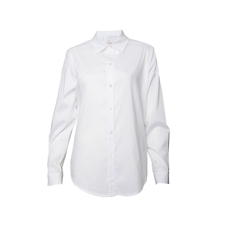 Blusa formal DARCY extra larga y con manga larga para mujer