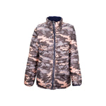 Chamarra reversible lisa/camuflaje AMERICAN LEADER Mod. LJ22-212M