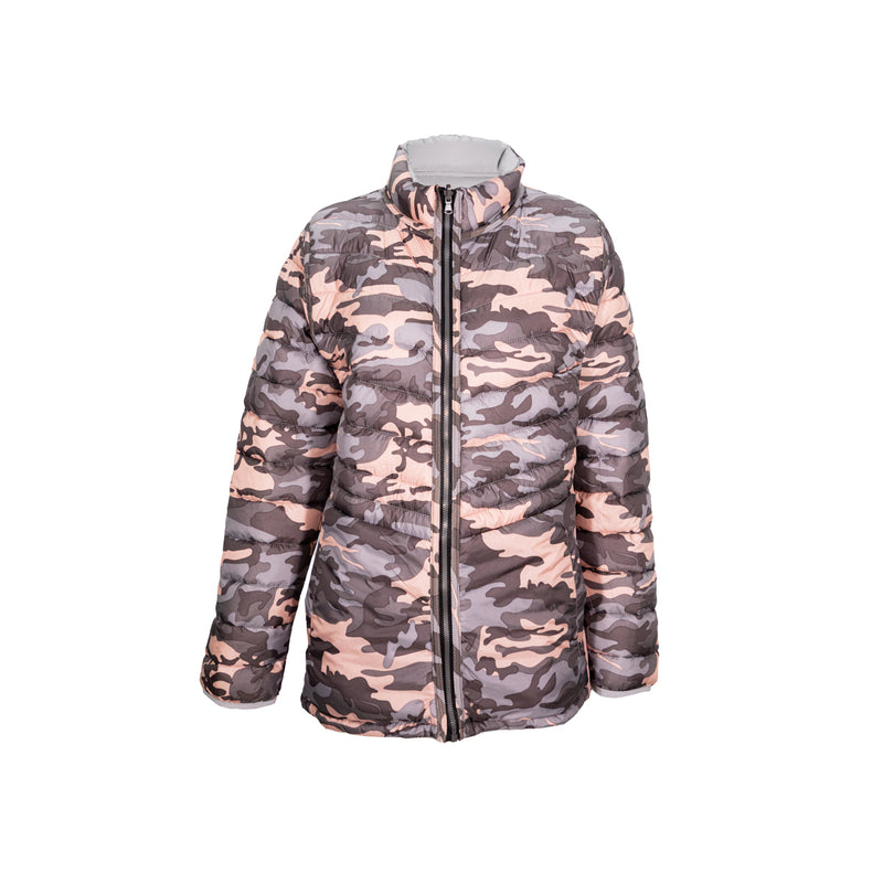 Chamarra reversible lisa/camuflaje AMERICAN LEADER Mod. LJ22-212M