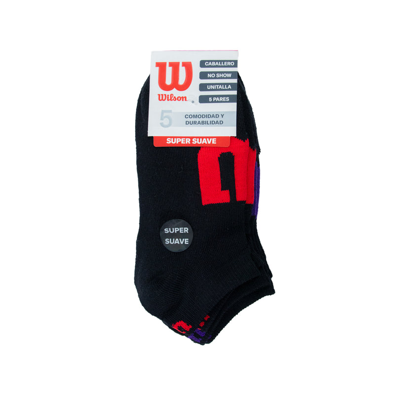5Pack calcetin WILSON liso unisex
