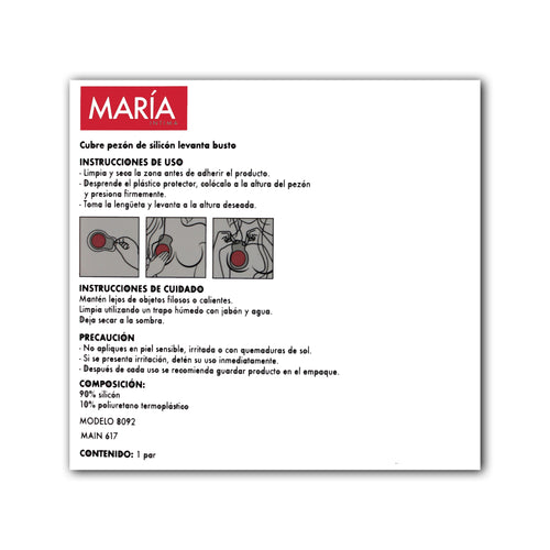 Cubre pezones MARÍA ÍNTIMA para dama