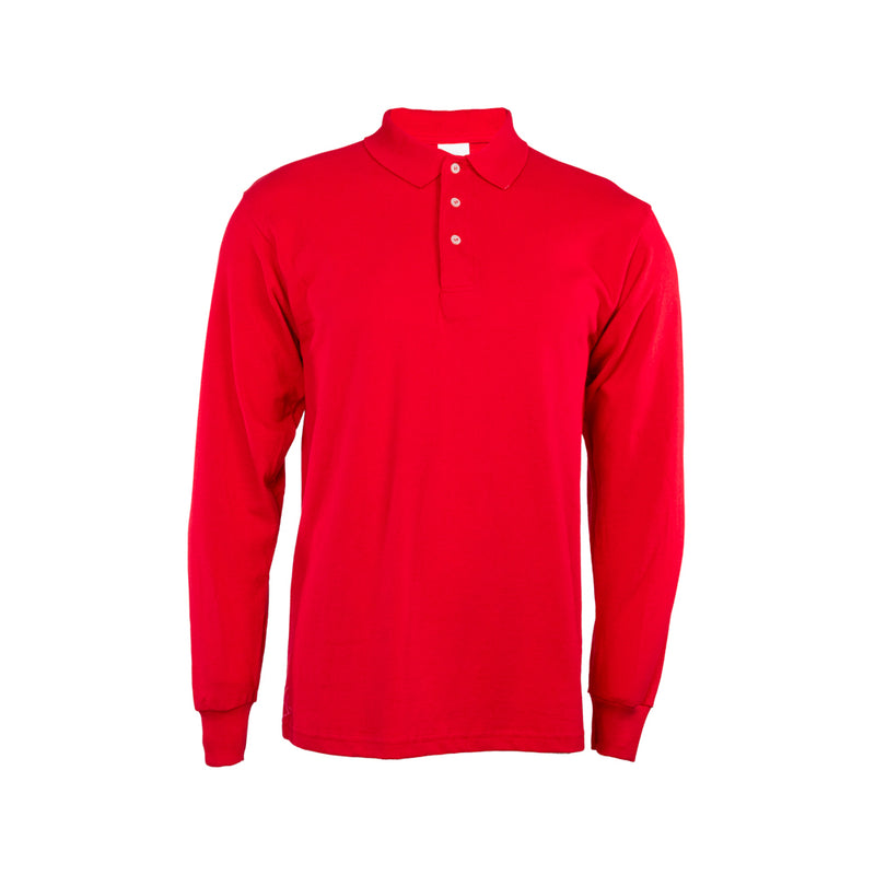 Playera tipo polo OPTIMA manga larga para hombre – Tienda en Línea