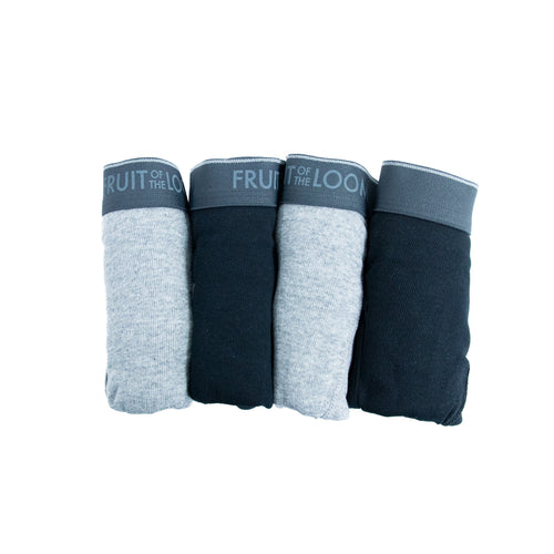 4Pack boxer largo FRUIT OF THE LOOM lisos para hombre