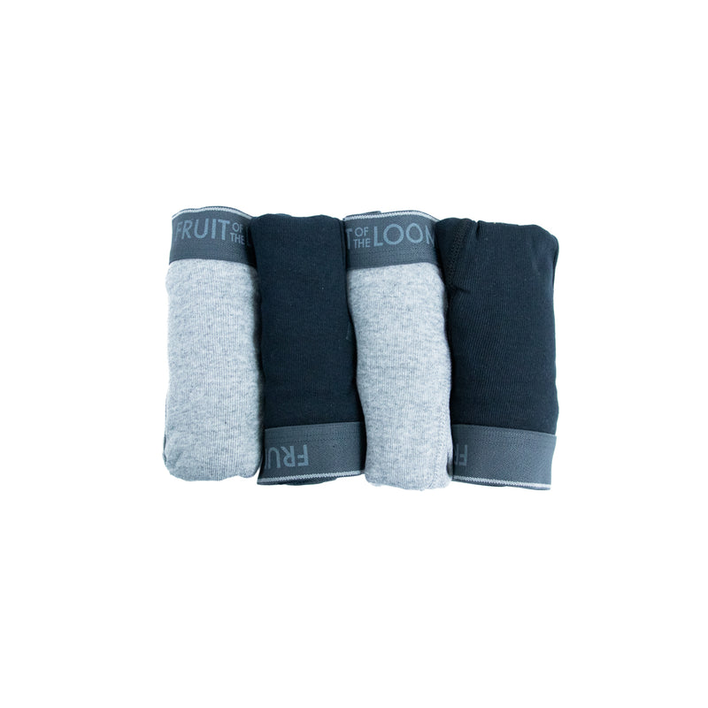 4Pack boxer largo FRUIT OF THE LOOM lisos para hombre