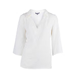 Blusa manga 3/4 DUPLAN lisa para mujer